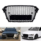 Grill Radiator Grille Front Grille Black For 2013-2015 Audi A4 B8 RS4 Style