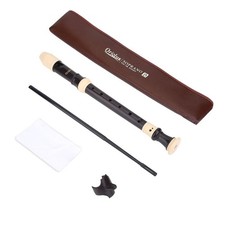 8Hole Soprano Recorder, Clean Stick, Storage Bag, Cleaning Cloth for Musical ...