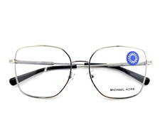 MICHAEL KORS MK3056 NAXOS 1153 SILVER UNISEX NEW AUTHENTIC EYEGLASSES 53-16-140
