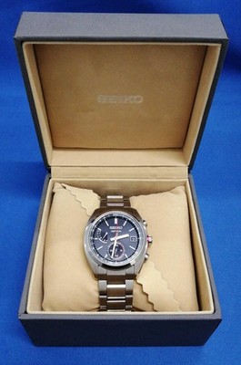 Seiko Astron 8B63-0BA0 GPS Solar Titanium Mens Watch With Box | eBay