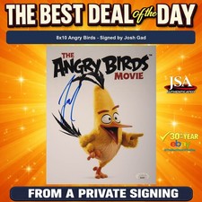 Josh Gad Signed 8x10 Photo Angry Birds JSA COA from Private Signing