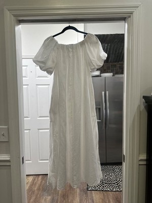 Dissh Womens Puff Sleeve Dress 100% Linen White Size 4 | eBay Dissh Womens Puff Sleeve Dress 100% Linen White Size 4 | eBay