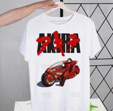 AKIRA T-Shirt White XL Anime Manga Graphic Tee Katsuhiro Otomo Japan