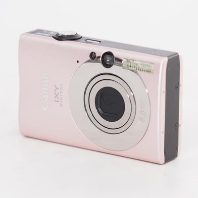 Canon IXY DIGITAL 20 IS Pink 20.2MP Compact Digital Camera Used