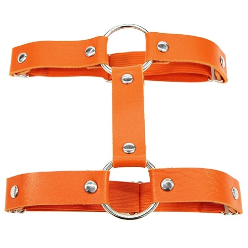 Multi-color Elastic Leather Leg Garter Belt Fashion Punk Chic Thigh Harness - Picture 15 of 20