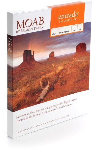 Papier Moab Entrada Rag Bright A4 pour créer vos albums photo de voyage et portfolios