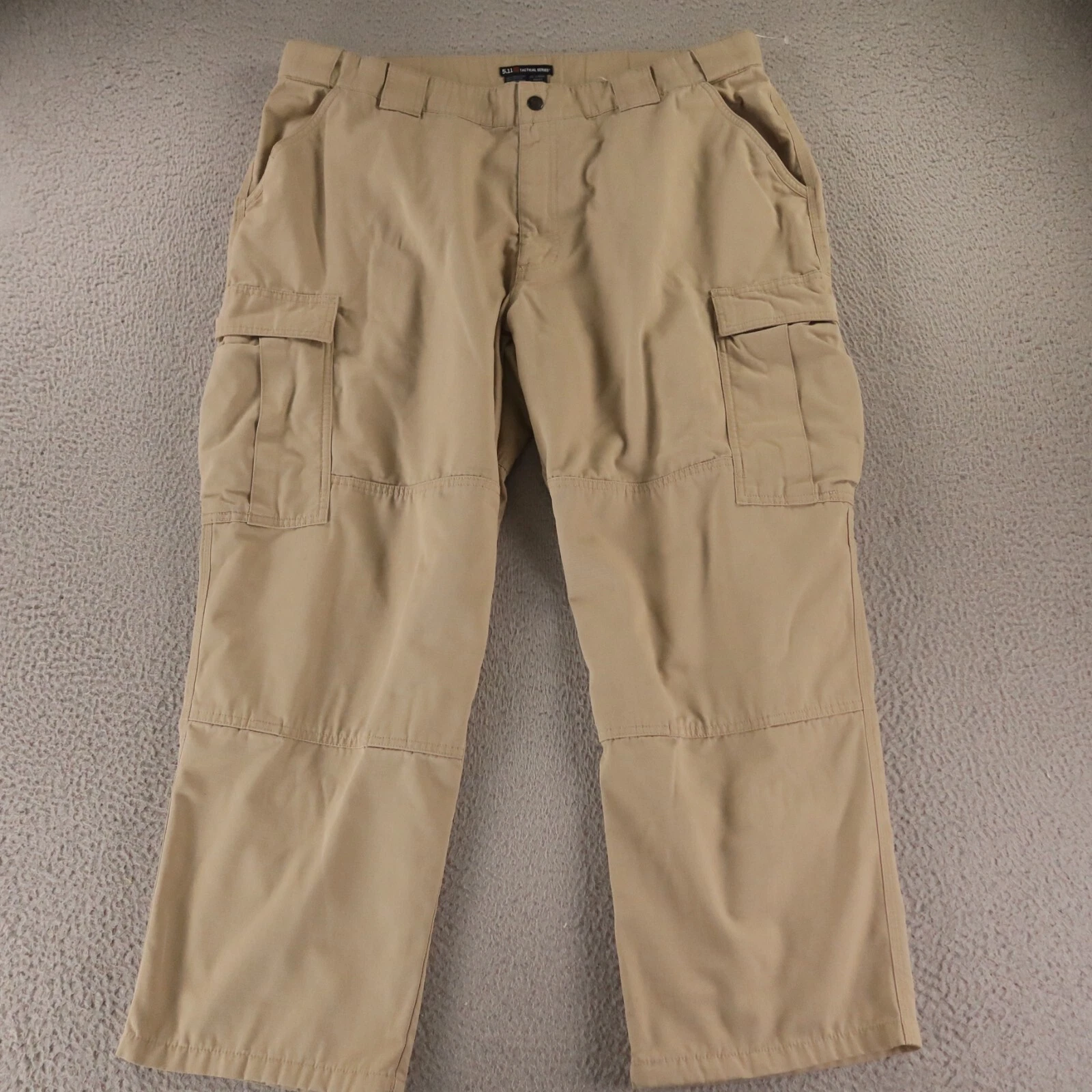 5.11 Tactical Pants Mens 2XL Beige Cotton Polyester Ripstop Cargo 43.5-47 x 29
