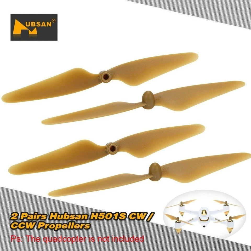 Hélices Hubsan originais para Hubsan H501S quadricóptero drone MJX bugs 3 HS700D - Imagem 3 de 4