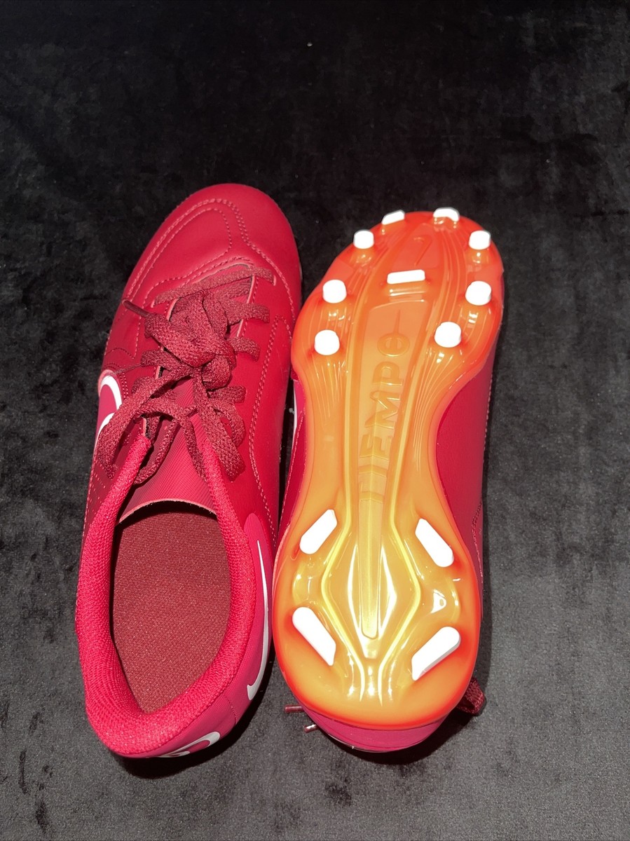 Size 5Y - Kids NIKE Junior Tiempo Legend 9 MG Soccer Cleats  display picture 3