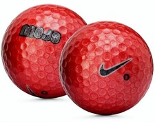 2 Brand NEW Nike RED Karma MoJo Special Edition Mo Jo Golf Balls 2 Ball LOT NR