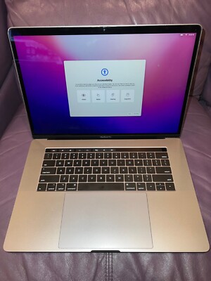 MacBook Pro 15 Touch Bar Silver Late 2016 2.7 GHz Intel Core i7