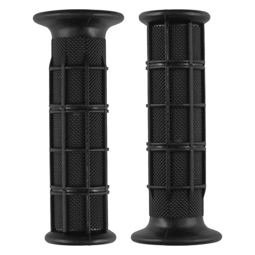 Caltric Handlebar Grips For Yamaha Grizzly 700 YFM700 2007-2023 – Qty 2, Black Rubber, Slip-On