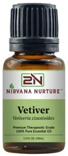 Vetiver Essential Oil 100% Pure Natural Therapeutic Grade