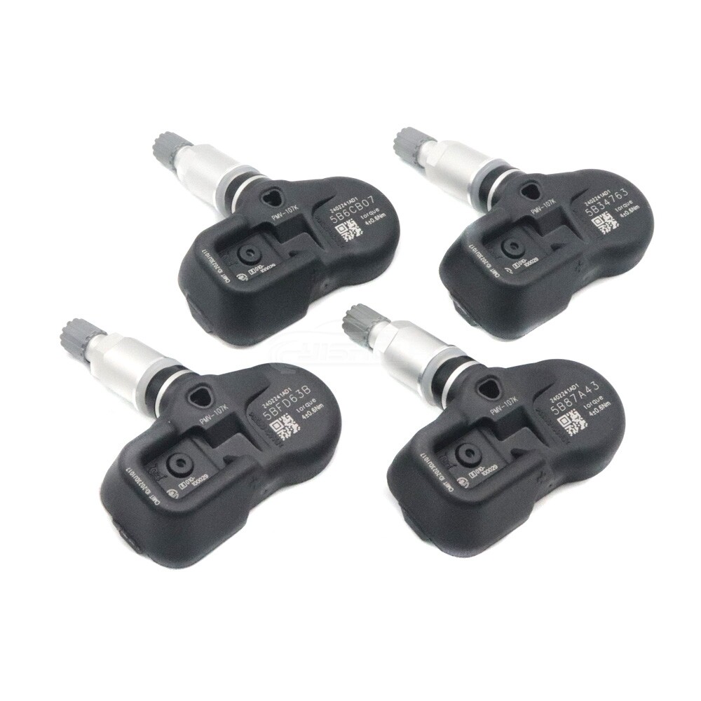 Set Di 4 Sensori Pressione Pneumatici TPMS Per Lexus GS ES LS 2005-2012, Frequenza 433MHz, Plug & Play