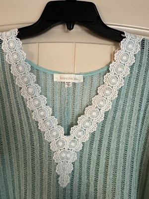 NWOT Francesca s OS Crochet Adorable Bathing Suit Cover Up 