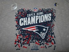 SUPER BOWL LIII Champions NEW ENGLAND PATRIOTS Locker Room (2XL) T-Shirt w/ Holo