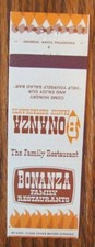 BONANZA RESTAURANT MATCHCOVER: CHERRY HILL MAGNOLIA NORTHFIELD WAYNE HORSHAM -E