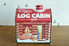 Vintage Log Cabin Syrup Tin Can 100th Anniversary 1987 General Foods 24oz Size