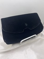 Vintage Zell Fifth Ave Clutch Purse Black Velvet Snap Handbag