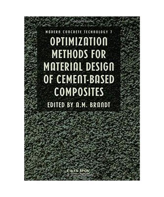 Optimization Methods for Material Design of Cement-based Composites