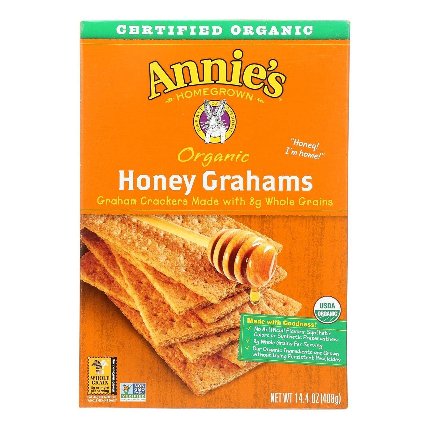 Крекеры AnnieS Homegrown Organic Honey Graham из органического меда 144 унции 3490₽