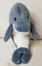 Ty Beanie Baby ECHO the Dolphin Style 4180 12-21-96 stuffed animal.
