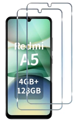 CRACKISN 2x Xiaomi Redmi A5 Panzer Schutz Glas 9H Hart Displayschutz Tempered Glas