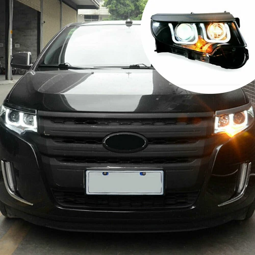 For Ford Edge 2011-2014 HID Headlight Assembly LED DRL yellow Turn Signal - Picture 1 of 13