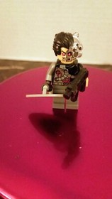 Lego 1x njo088 Cyrus Borg (OverBorg) - Lego Ninjago With Gun And Shield