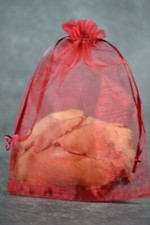  Organza Perły - Torba prezentowa Opakowanie biżuterii 170x125mm Wina czerwień