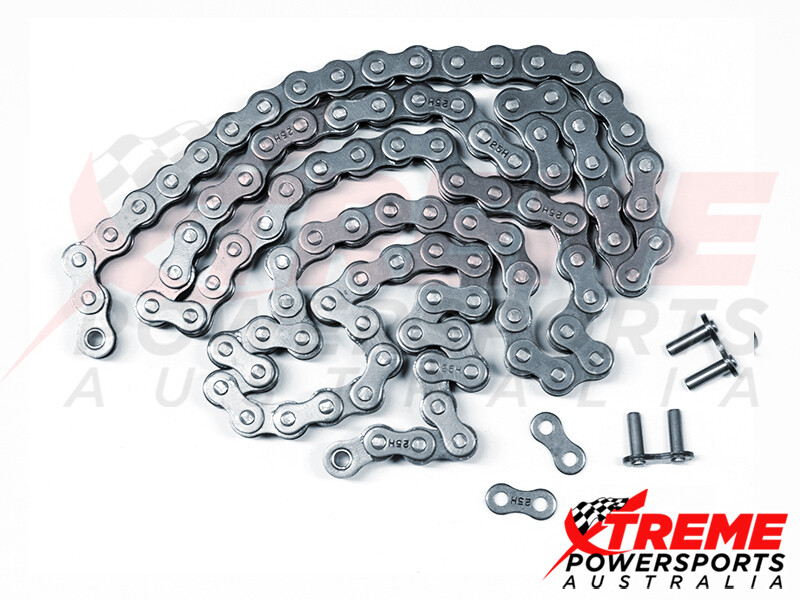 Caltric Black O-Ring Drive Chain With Front Rear Sprockets