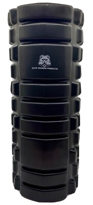 Elite Training Products Schaumstoffrolle zur Massage und Schmerzlinderung - Schwarz