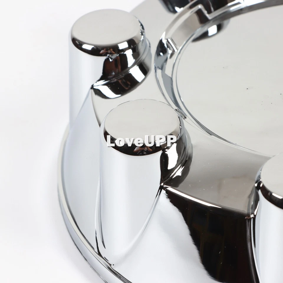 Fit For Ford F250 F350 SD 4x4 Chrome Wheel Center Hub Cap Caps 8 Lug Rim REAR - Image 4 of 4