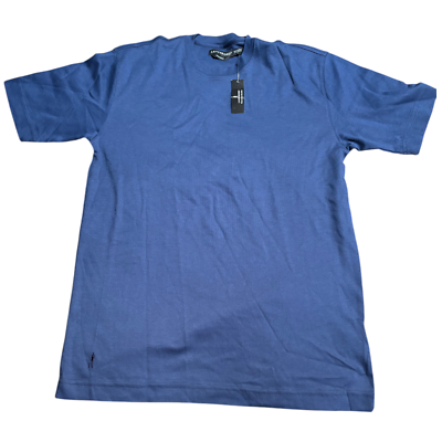 Lanesboro men's navy blue 100% Peruvian pima cotton t shirt sz S