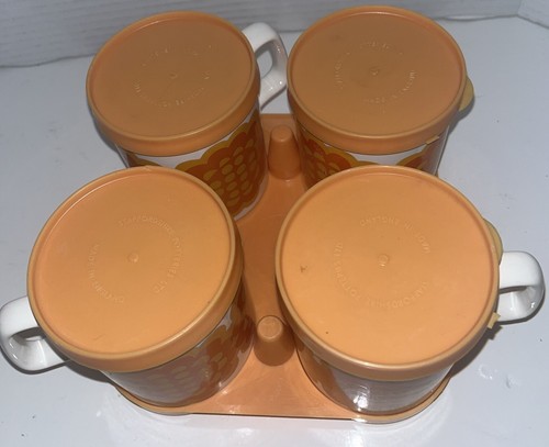 Staffordshire Potteries Ltd Kiln Craft 9 Pc. 4 Mug Coffee/Cocoa Set - Picture 2 of 6