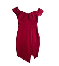 Windsor Red Sweetheart Slit Dress Valentine’s Date Night