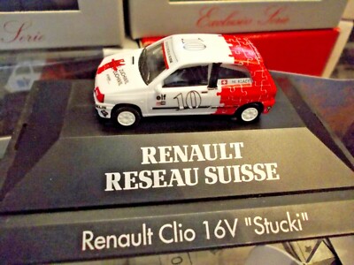 2 ModellePC : Renault Clio16V''Suisse -10-Stucki '' +'' 41 Kettner'' #Herpa#1:87=H0
