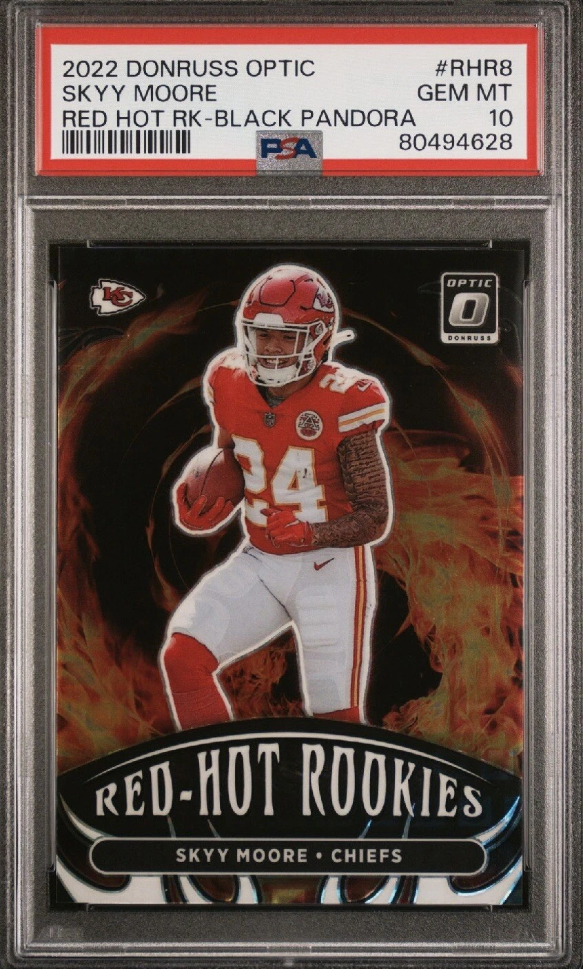 Skyy Moore Panini Donruss Optic Red Hot Rookies #RHR8 Black Pandora
