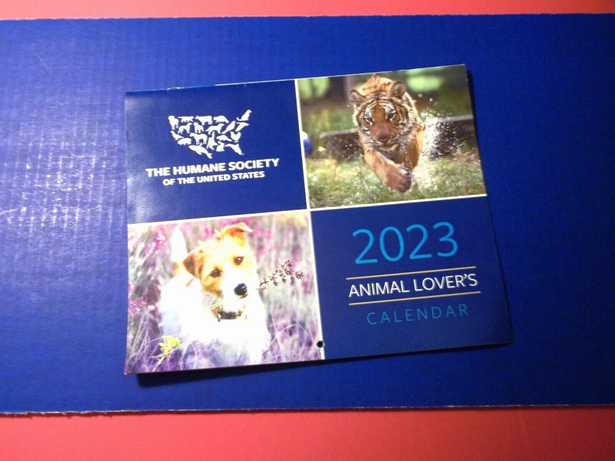 animal-lovers-2023-calendar-by-humane-society-of-u-s-ebay
