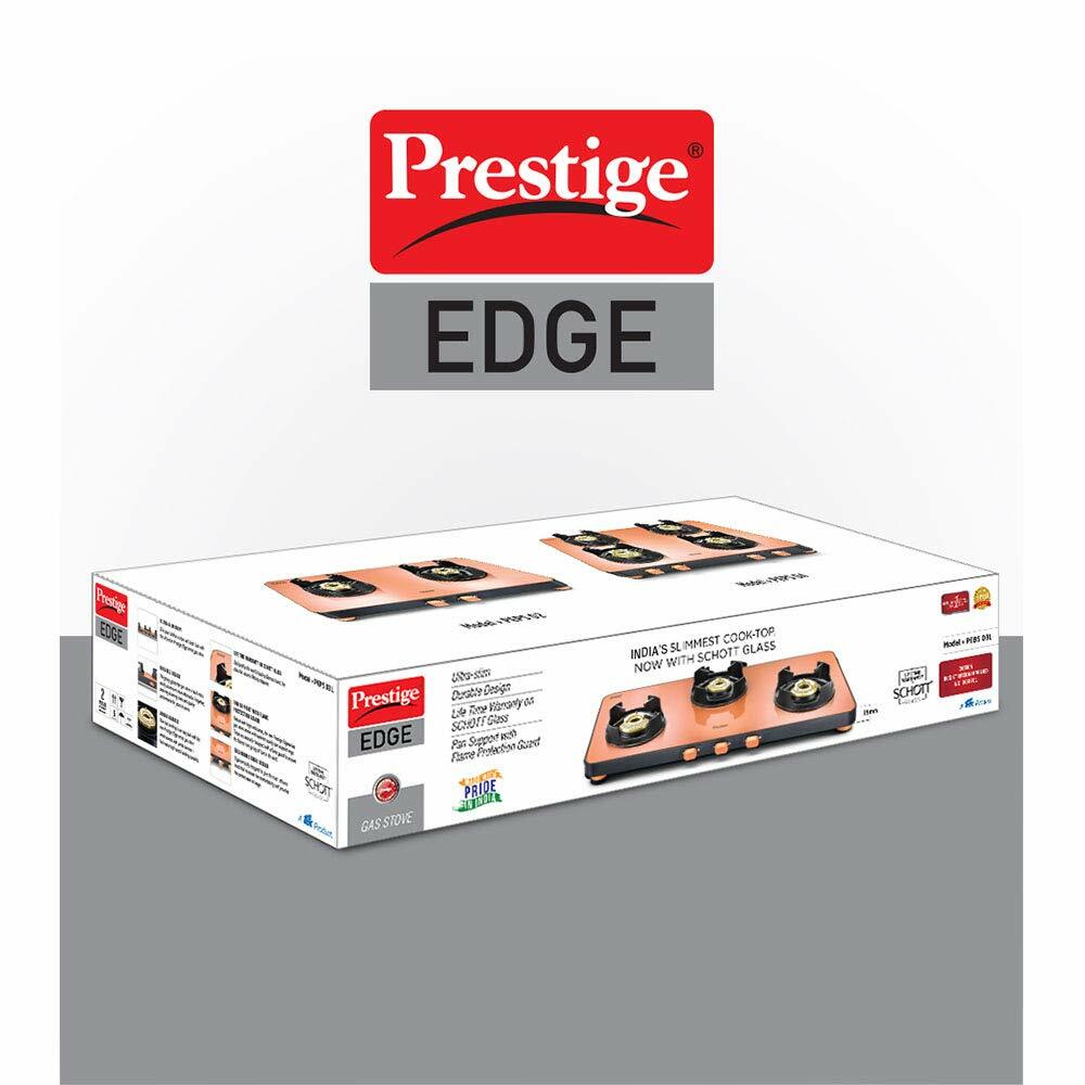 prestige edge 3 burner gas stove