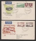 Australia 1953/56 lot of 4 FDC