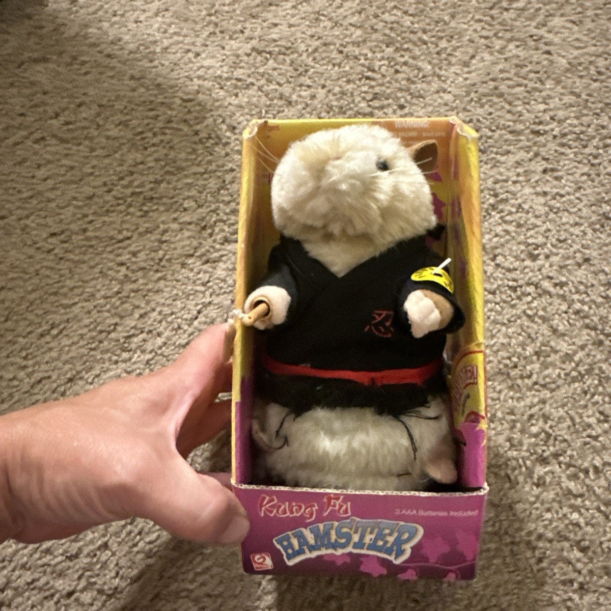 Gemmy Kung Fu Dancing Hamster - Needs Batteries Aa144 for