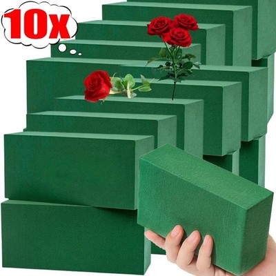 Grün Blumen Schaum Block Zum Selbermachen Blumengesteck Schwamm Trocken Nass Saugfähig Ziegel