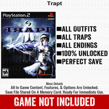 Trapt 100 PS2 Memory Card All CHEATS ITEMS
