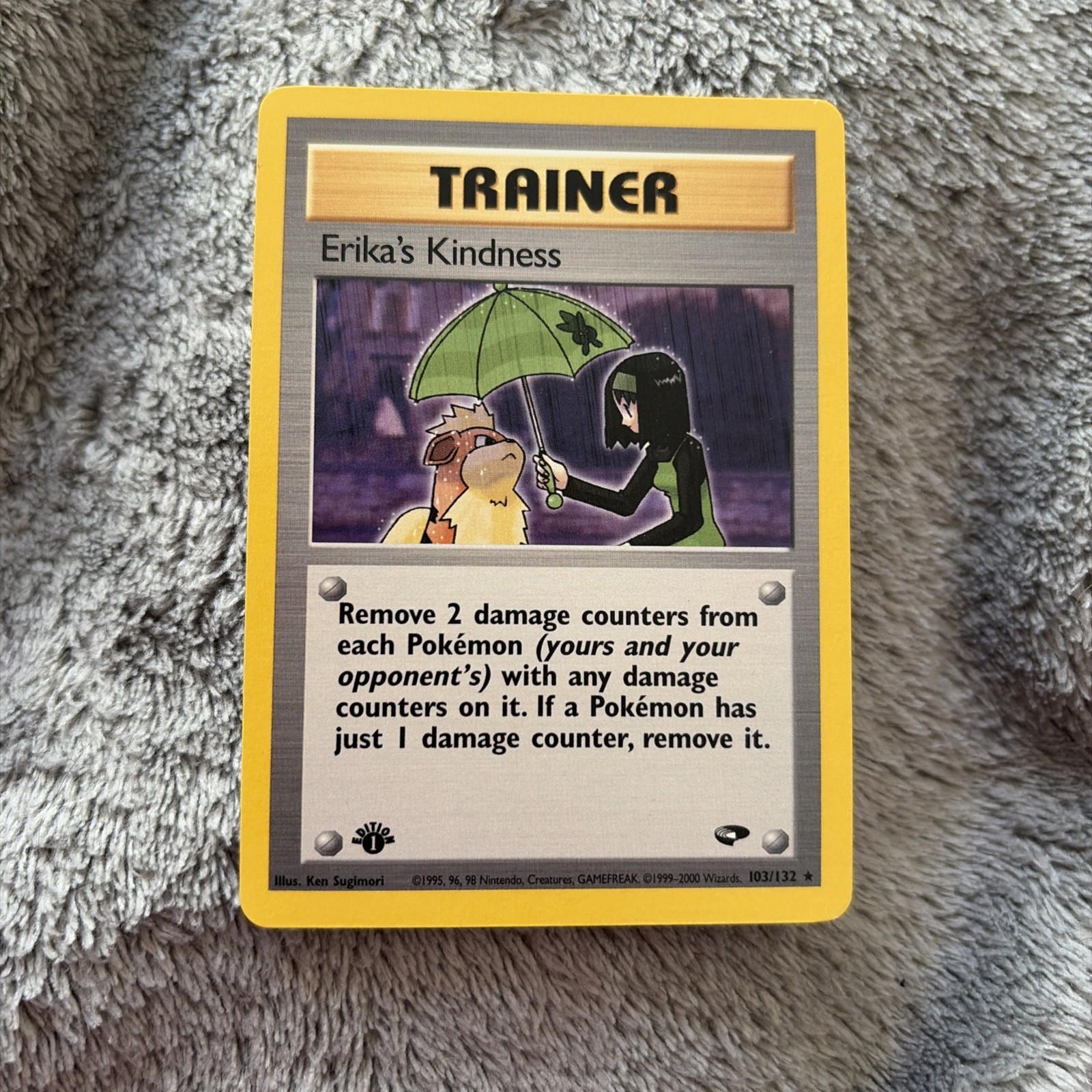 Erika's Kindness Rare Gym Challenge 103/132 NM 1st Edition