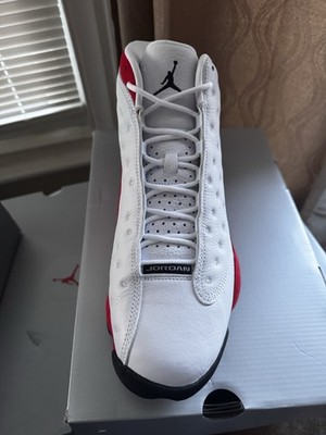 Jordan Air Jordan 13 Retro Chicago White Red Black Leather Mid Top