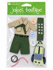 Jolee's Boutique Scrapbook  Boy Scouts Outfit, Gear etc