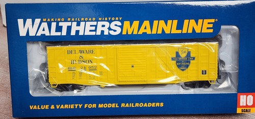 Delaware Hudson 50' waffle lateral boxcar 24052 Walthers Mainline HO RTR 910-46709 | Zustand: New