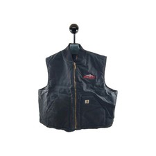 Vintage Carhartt Vest 'V01 BLK' Arctic Quilt Lined Men's Size 4XL