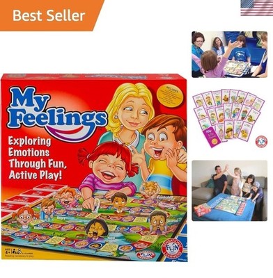 Engaging My Feelings Educational Board Game for Kids Age 4-10 - Fun & Learning